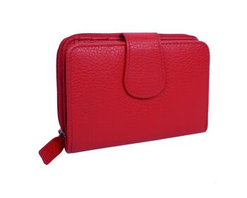 Portefeuille en cuir DB-988 Rouge 1