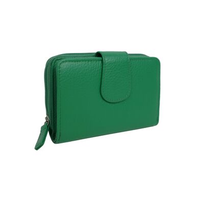 Leather wallet DB-988 Green