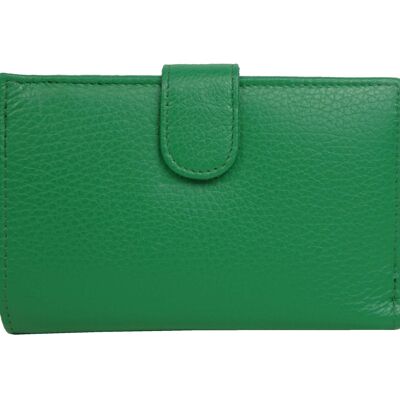 Leather wallet DB-937 Green