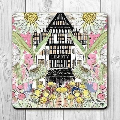Drinks Coaster - Liberty In Full Bloom