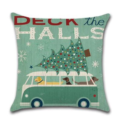 Cushion Cover Christmas - Volkswagen Family Tree