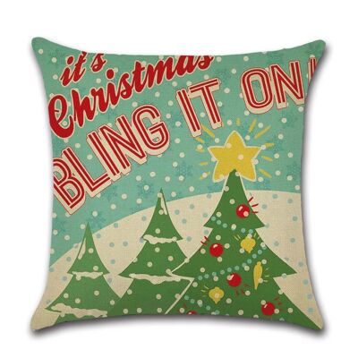 Funda de cojín Navidad - Es Navidad Bling It On