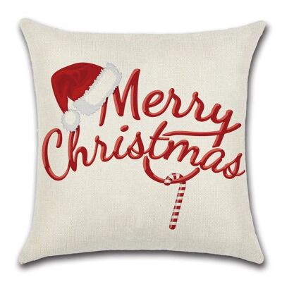 Cushion Cover Christmas - Letters With Christmas