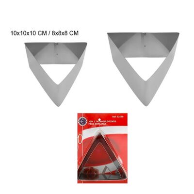 SET 2 TRIANGLE RING (8 Cm + 10 Cm)