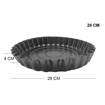 CURLY  MOLD STEEL 28x4 Cm WITH NON-STICK COATING