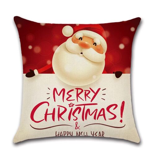 Cushion Cover Christmas - Merry Christmas Santa Claus