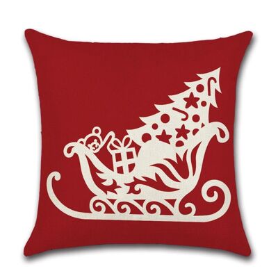 Funda de cojín Navidad - Trineo de Navidad