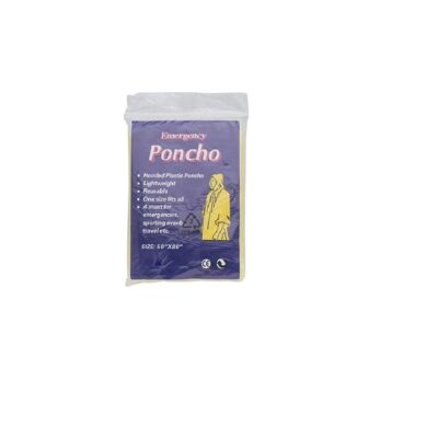 PONCHO (13x9x1 Cm ) ( Poncho Size 127 x102 cm)