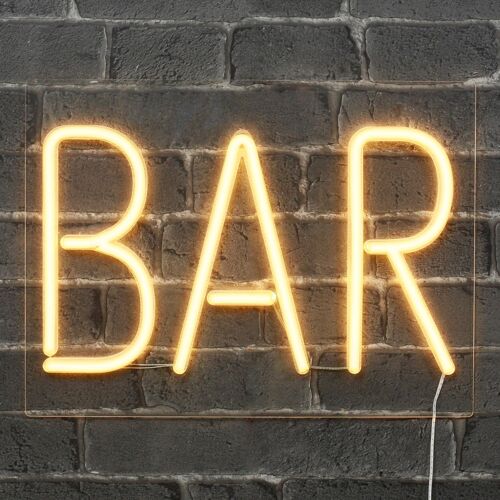 Lampe Neon BAR Blanc 40 cm