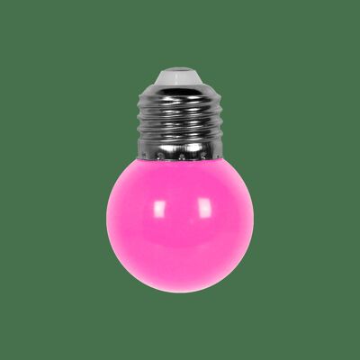 Light Bulb Garland Guinguette Led E27 Color Pink