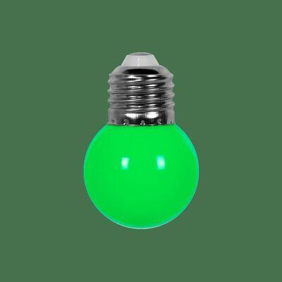 Light Bulb Garland Guinguette Led E27 Color Green