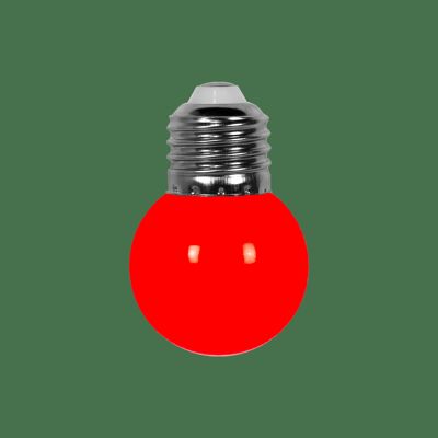 Light Bulb Garland Guinguette Led E27 Color Red