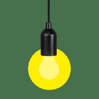 Clic Clac Bulb Pendant Yellow