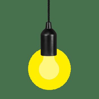 Suspension Ampoule Clic Clac Jaune