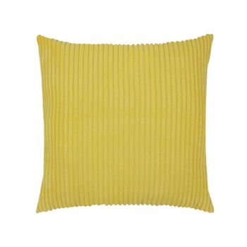 Housse de coussin Soft Rib - Jaune