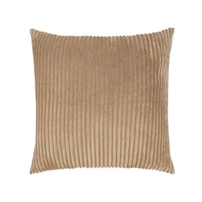 Cushion Cover Soft Rib - Light Brown