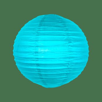 Boule papier 30 cm Turquoise