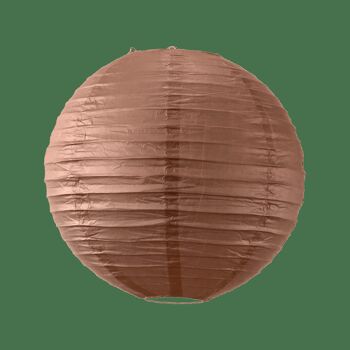 Boule papier 30cm Chocolat