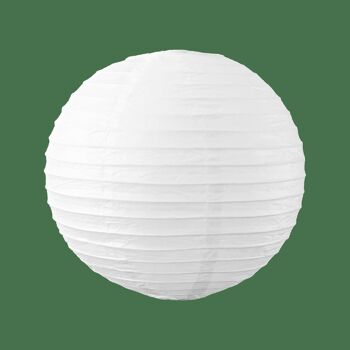 Boule papier 30cm Blanc