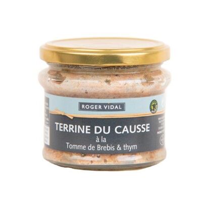 Causse terrine with sheep tomme cheese & thyme