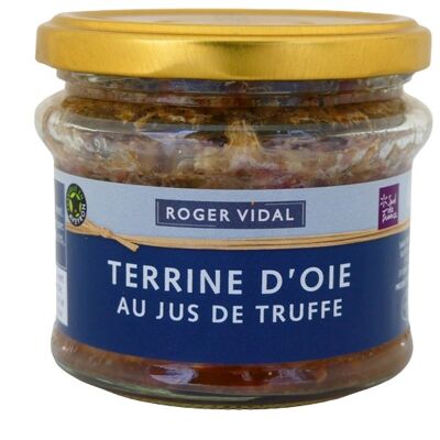Goose terrine with truffle juice