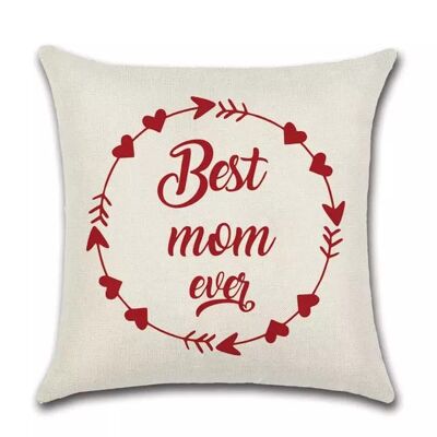 Cushion Cover Mothers Day - Best Mom Ever