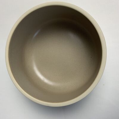 Ceramic Brito cereal bowl sand - sale