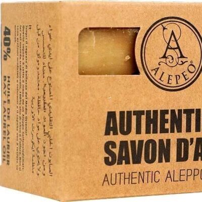 Traditional Aleppo Soap 40% Alepeo body and face cleansing