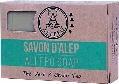 Savon d'Alep au thé vert 100g