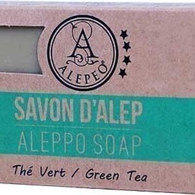 Savon d'Alep au thé vert 100g