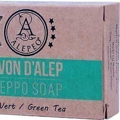 Savon d'Alep au thé vert 100g