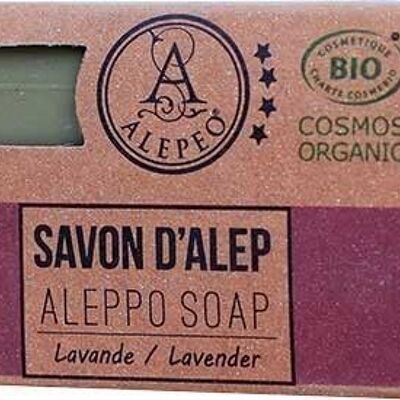 Cosmos Organic Certified Lavender Flower Aleppo Soap 100g
