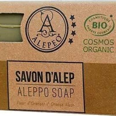 Aleppo-Seife Orangenblüte Zertifiziertes Cosmos Bio 100g