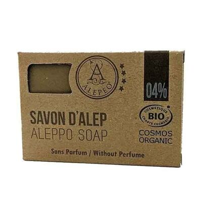 Natural Aleppo soap (without perfume) Certified ORGANIC 100g