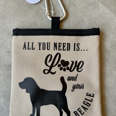 Beagle Pet Treat Bag