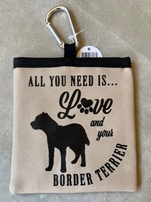 Border Terrier Pet Treat Bag