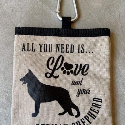 German Shepherd Pet Treat Bag