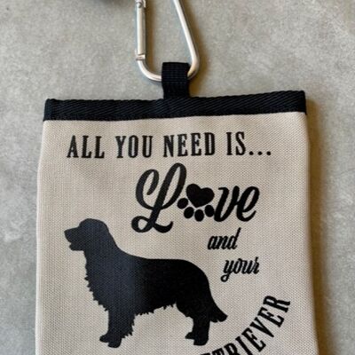 Golden Retriever Pet Treat Bag