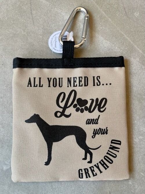 Greyhound Pet Treat Bag