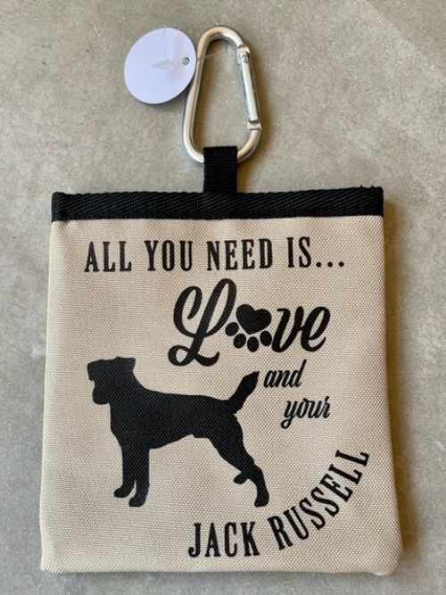 Jack Russell Pet Treat Bag