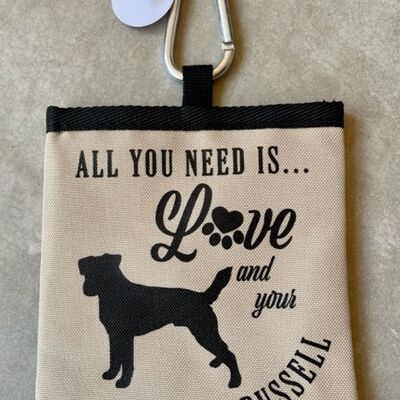 Jack Russell Pet Treat Bag