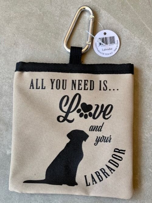 Labrador Pet Treat Bag