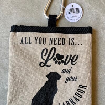 Bolsa de golosinas para mascotas Labrador