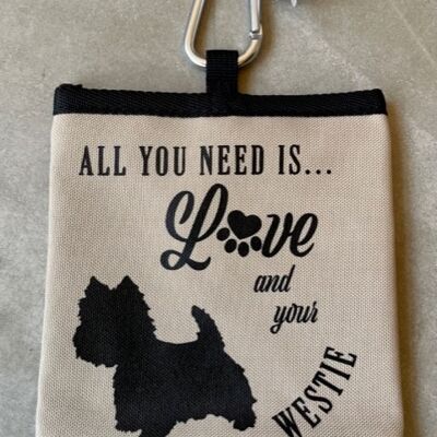 Westie Pet Treat Bag