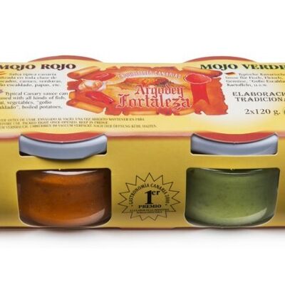 Confezione di mojo rosso e mojo verde - Argodey Fortaleza 2 pz x 120g