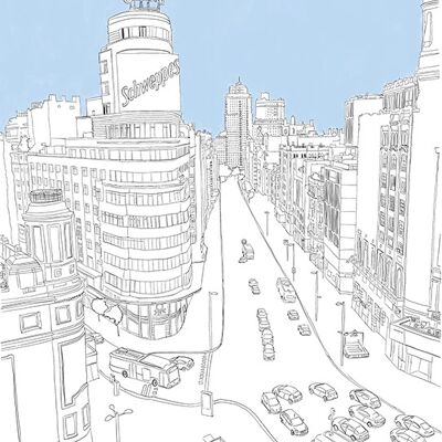 MADRID CALLAO - 30x40cm