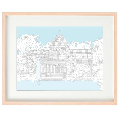 PALAIS DE CRISTAL DE MADRID - 21x30cm