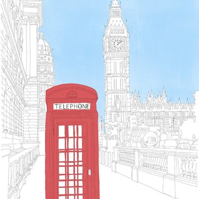 LONDRES JE COULEUR - 21x30cm