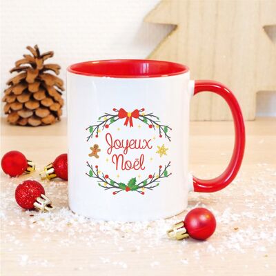 Tazza rossa di Natale Buon Natale