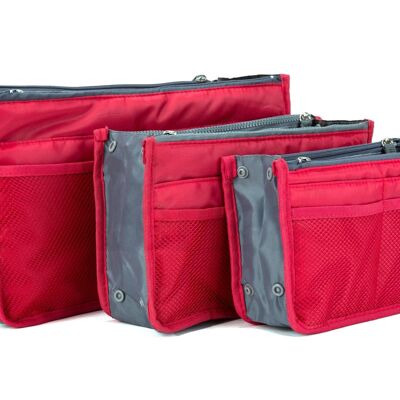 Periea Handbag Organiser - Chelsy Red (Small)